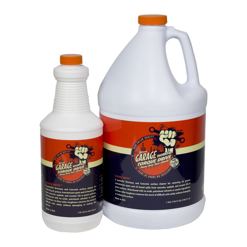 Detroit Garage Works 200128 Torque Drive Driveway Shop Floor Cleaner Gallon