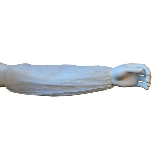 Cordova PS18W2 Sleeve, Polyethylene, 18 Inch, White, 2000/Case