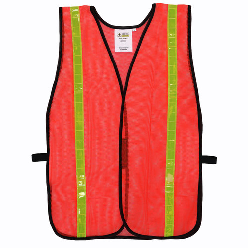 Cordova CORV110L Safety Vest, Type O, Non-Rated