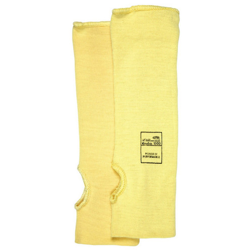 MCR Safety 9372T Cut Resistant Sleeve, Made of 100% DuPont Kevlar Fibers, ANSI A3 12 Inch Length with Thumb Slot