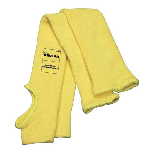 MCR Safety 9378TE 18 Inch Economy Series Cut Resistant Sleeves of Certified DuPont Kevlar fiber, ANSI A3, Thumb Slot