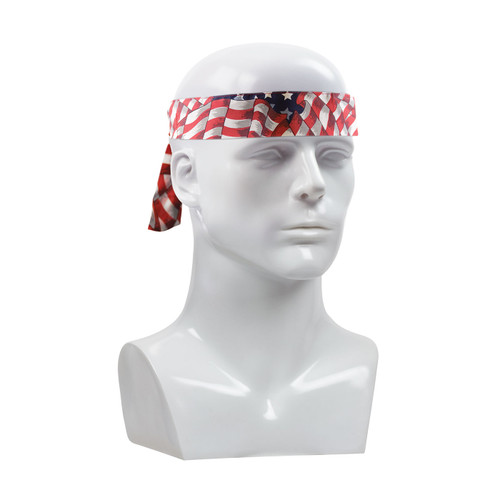 PIP 393-100 EZ-Cool Evaporative Cooling Bandana Patriot
