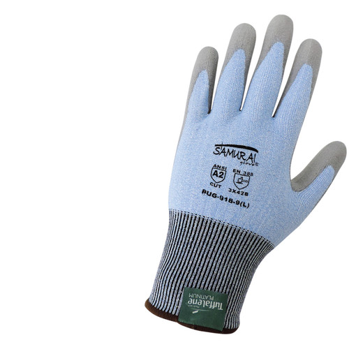 Global Glove PUG-918 - Samurai Glove Cut Resistant Gloves Made With Tuffalene Platinum, Cut Resistant Glove, A2