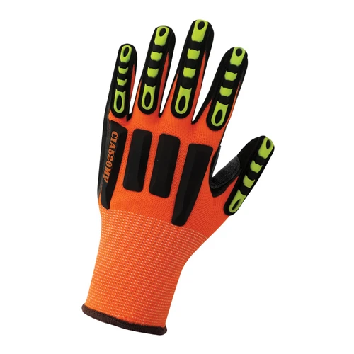 Global Glove CIA520MF - Vise Gripster - High-Visibility Impact Protection Gloves