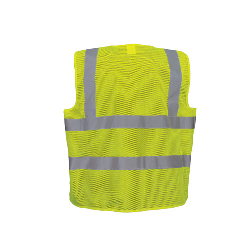 Global Glove GLO-01BA - FrogWear HV - High-Visibility Polyester Breakaway Safety Vest