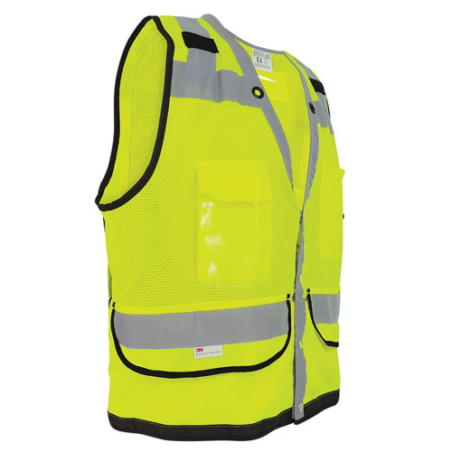 Global Glove GLO-059 - FrogWear HV - High-Visibility Premium Surveyors Safety Vest