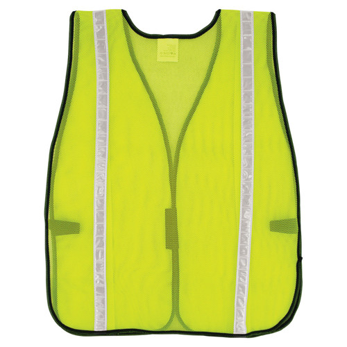 Global Glove GLO-10-G-1IN - FrogWear HV- Economy High-Visibility Mesh Safety Vest