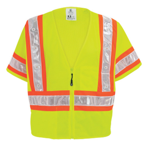 Global Glove GLO-12LED - FrogWear HV - High-Visibility Lightweight Mesh Safety LED Vest
