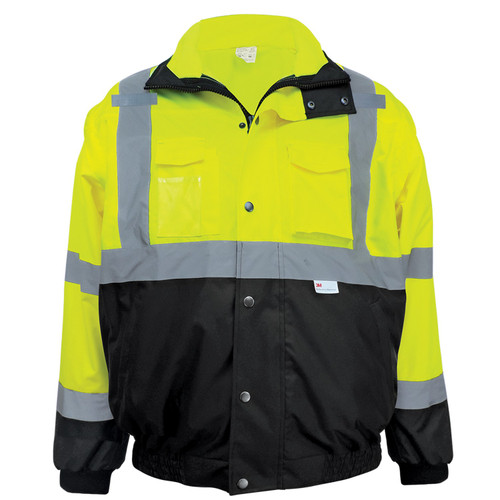 Global Glove GLO-B2 - FrogWear HV - High-Visibility Eight-in-One Winter Bomber Jacket