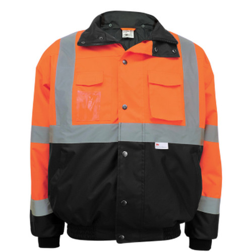 Global Glove GLO-EB4 - FrogWear HV - High-Visibility Orange Winter Bomber Jacket