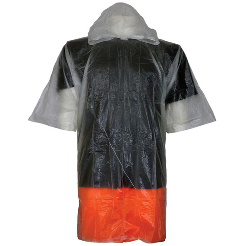 Global Glove RCP810 - Clear Poncho with Hood