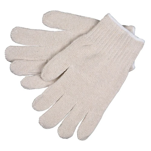 MCR Safety 9506S 7 Gauge Heavy Weight String Knit, Natural 70% Cotton / 30% Polyester, Hemmed