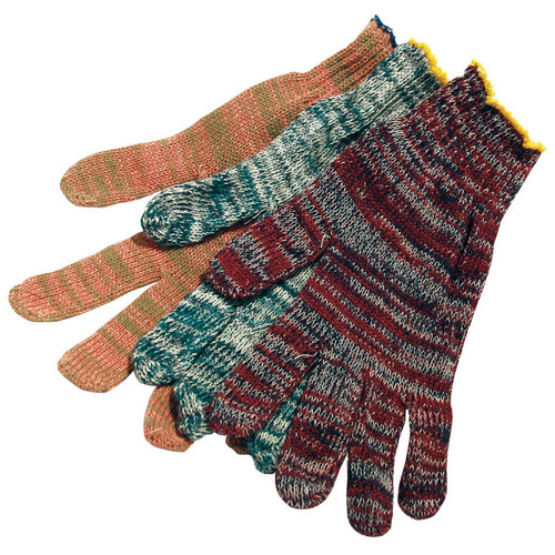 MCR Safety 9642SM 7 Gauge Regular Weight String Knit, Multi-Color Cotton/Polyester