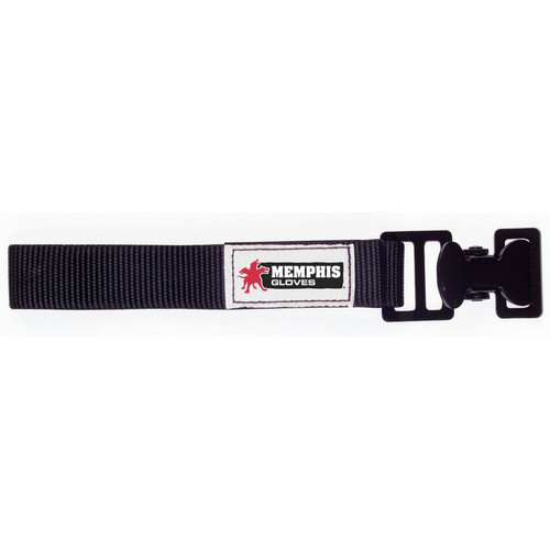 MCR Safety GCB Glove / Utility Clip, 12" Nylon Strap with metal clip, Black