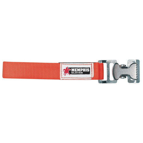 MCR Safety GCO Glove / Utility Clip, 12" Nylon Strap with metal clip, Orange