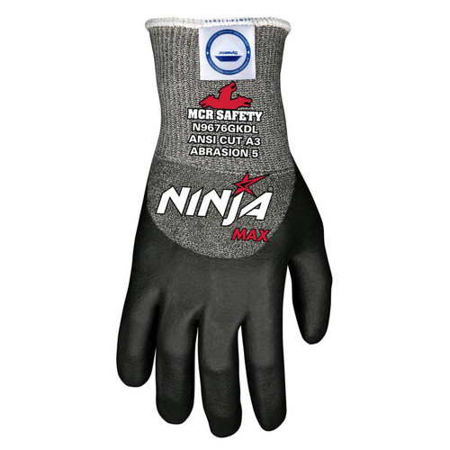 MCR Safety N9676GKDS Ninja Max-Dyneema/synthetic shell,bi-polymer palm and over the knuckle
