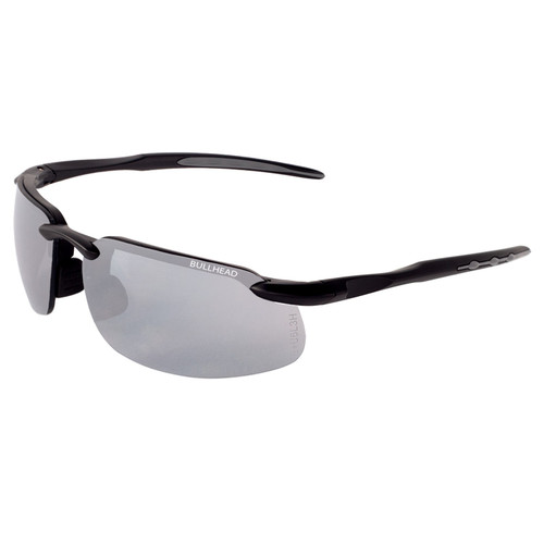 Bullhead Safety BH1067 - Swordfish Silver Mirrored Lens Safety Glasses
