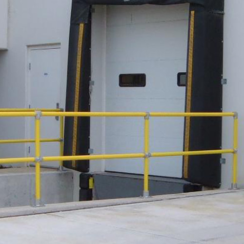 Savety Yellow HAND-42-POST Modular Hand Rail Post 42"
