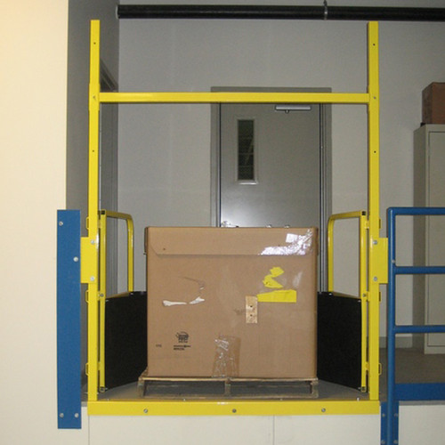 Savety Yellow SYP-PSG-96 8' Self-Closing Mezzanine Pallet Gate (SYP-PSG-96)