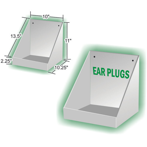 Safehouse Signs ACRY-EP Acrylic Ear Plugs Dispenser, 10X11X10.25, Acrylic