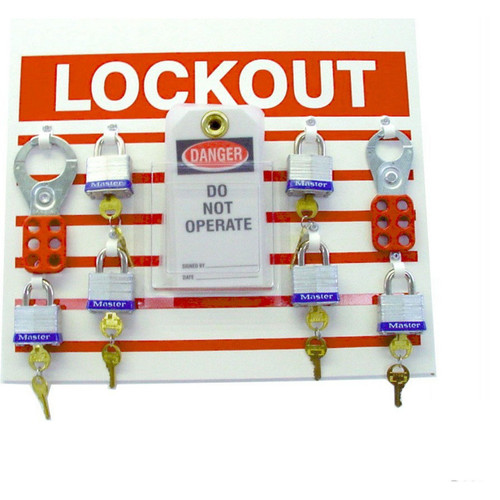 Safehouse Signs TL-28 Lockout Mini Center
, 15.5X14, Sintra
