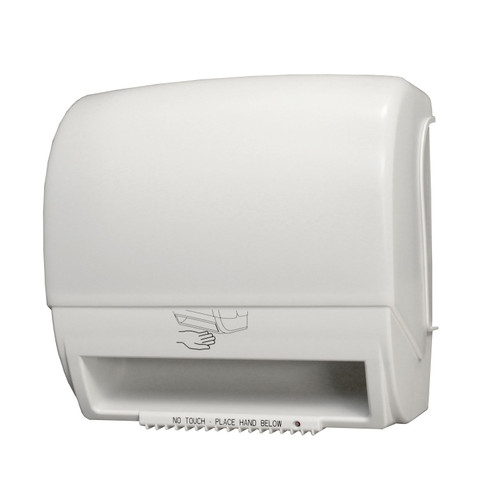 Palmer TD0234-03 Electronic Hands Free Roll Towel Dispenser White Translucent