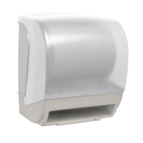 Palmer TD0235-03 INSPIRE Electronic Hands Free Roll Towel Dispenser White Translucent
