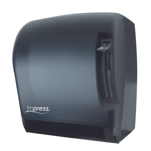 Palmer TD0220-02 IMPRESS Lever Roll Towel Dispenser Black Translucent