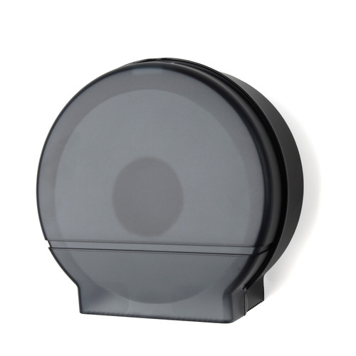 Palmer RD0026-02 Single 9" Jumbo Tissue Dispenser w/ 3 3/8" core only Black Translucent