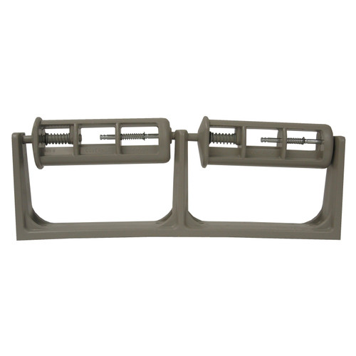 Palmer RD0421-21 No Waste Tissue - Two Roll ABS Plastic Grey