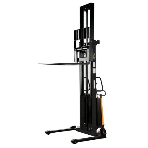 Vestil SL-150-AA Adjustable Stacker W/Powered Lift 150 IN