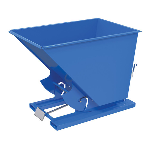 Vestil D-150-LD Self-Dump Hopper Ld 1.5 CU YD 2K Blue
