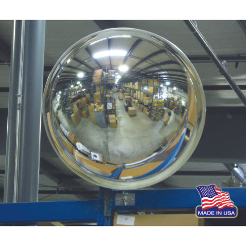 Se-Kure SEKSCVI-32T-7DP 32" Wide View Domevex Mirror with 180 degree view for blind spots