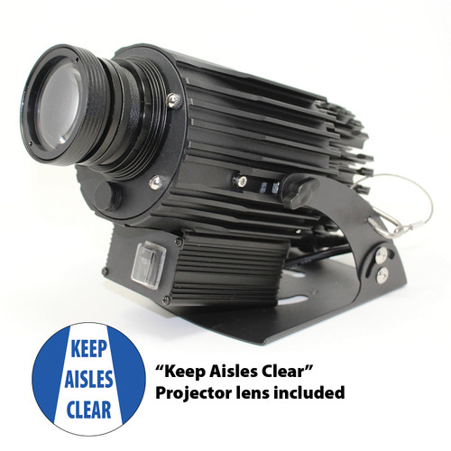 National Marker VSP4 Virtual LED Sign Projector w/Keep Aisles Clear Lens