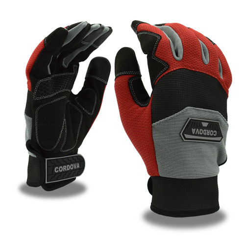 Cordova 9910 Pit Pro, Synthetic Leather Silicone Palm Gloves