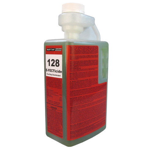 Multi-Clean 902492 128 E-Fecticide Fast Kill Disinfectant, 2-Liter Bottle, 4/Case