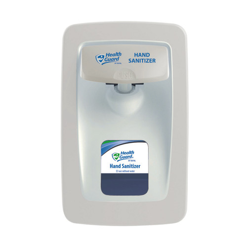 Designer Series Health Guard Hand Sanitizer Manual Dispenser, All White, 6/Case