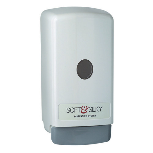 Soft & Silky 800 mL Dispenser, Off White, 12/Case