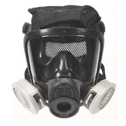 MSA Advantage MSA10083760 4000 Silicone Full-Facepiece Respirator, Size Medium