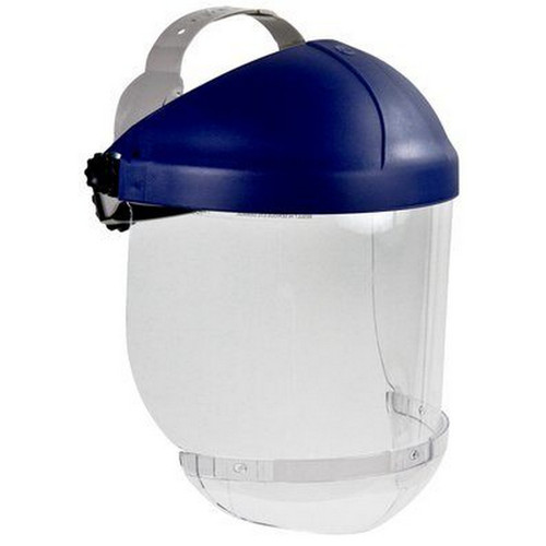 3M 82521-00000 Ratchet Headgear with 3M Clear Chin Protector HCP8, Visor Not Included