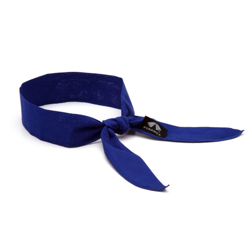 Pyramex PYRCNB12PKRB Beaded Cooling Bandana  - Royal Blue