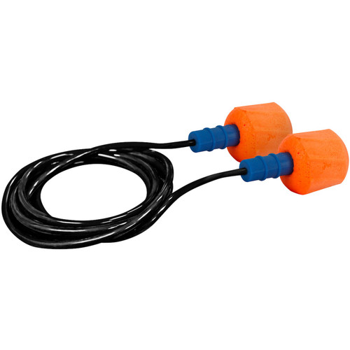 PIP 267-HPF610C EZ-Twist Disposable Corded Foam Ear Plugs - 30 NRR