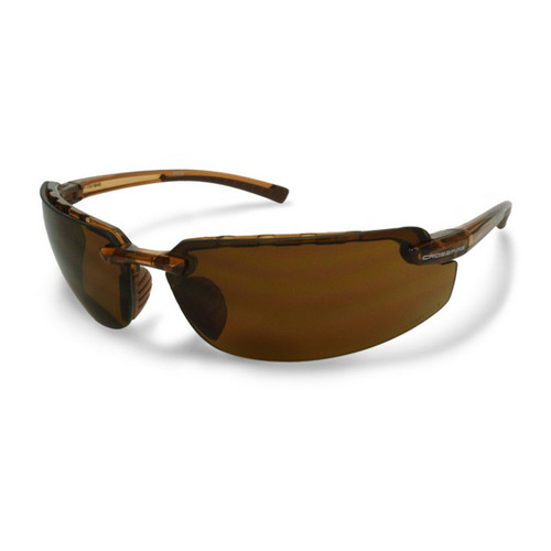 Crossfire 474725 ES7 InViz Bifocal, Brown Lens, 2.5 Diopter Safety Glasses