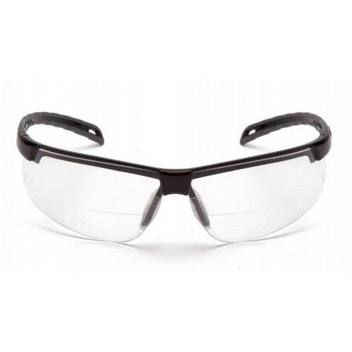 Pyramex Safety SB8610R30TM Everlite Black Frame, Clear Lens H2MAX +3.0 Anti-Fog Safety Glasses