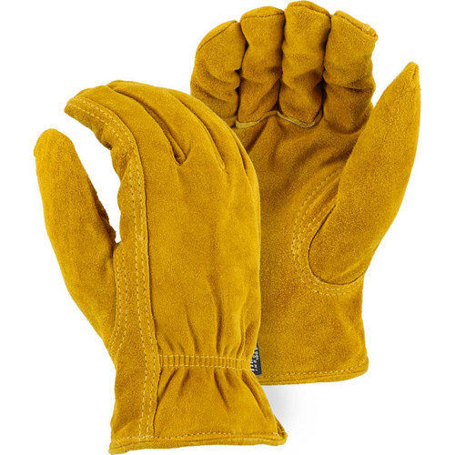 Majestic Glove 1513T Winter Lined Split Cowhide Drivers Glove