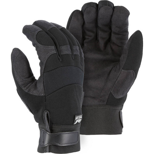 Majestic Glove 2137BKH Winter Lined Armor Skin Mechanics Glove