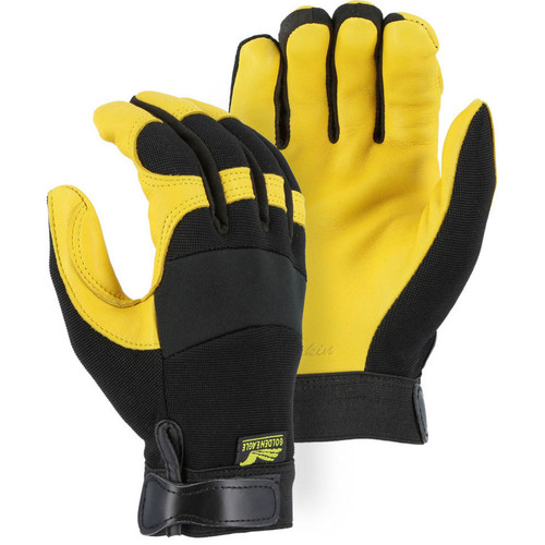 Majestic Glove 2150 Golden Eagle Mechanics Glove with Deerskin Palm