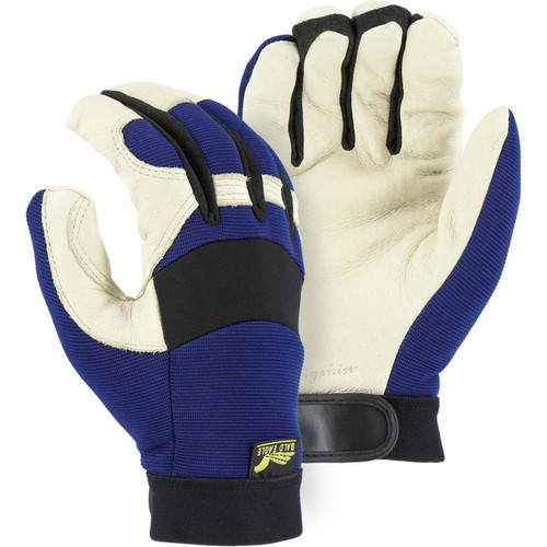 Majestic Glove 2152T Winter Lined Mechanics Glove with Pigskin Palm