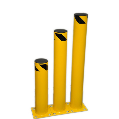 Savety Yellow BL12246.5040Y 6.5" DIA Round Standard Duty Steel Bollards