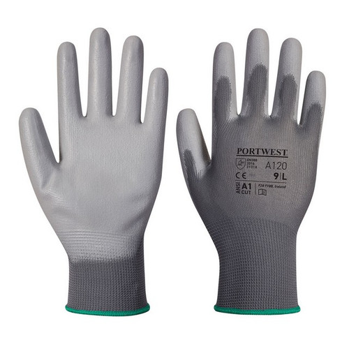 Portwest A120 PU Palm Glove Grey